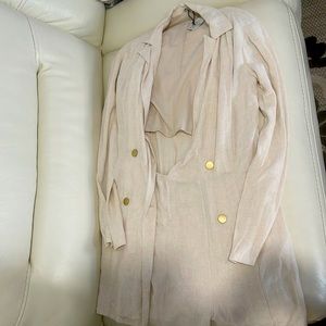 Stradivarius romper in a light cream color. Size large